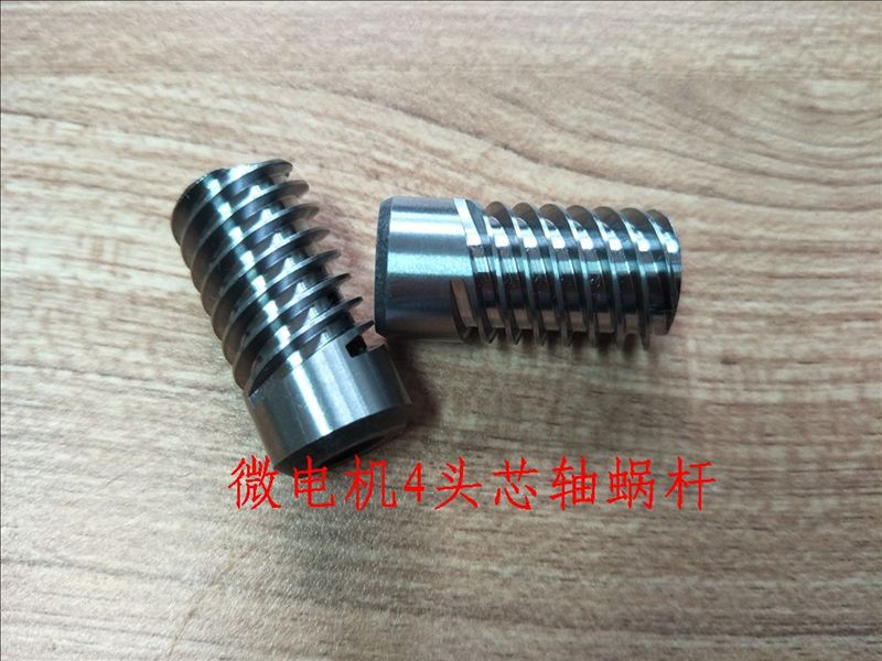 4頭微電機(jī)芯軸蝸桿
