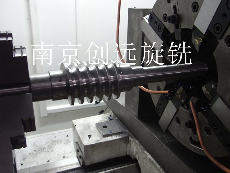 蝸桿旋風銑削